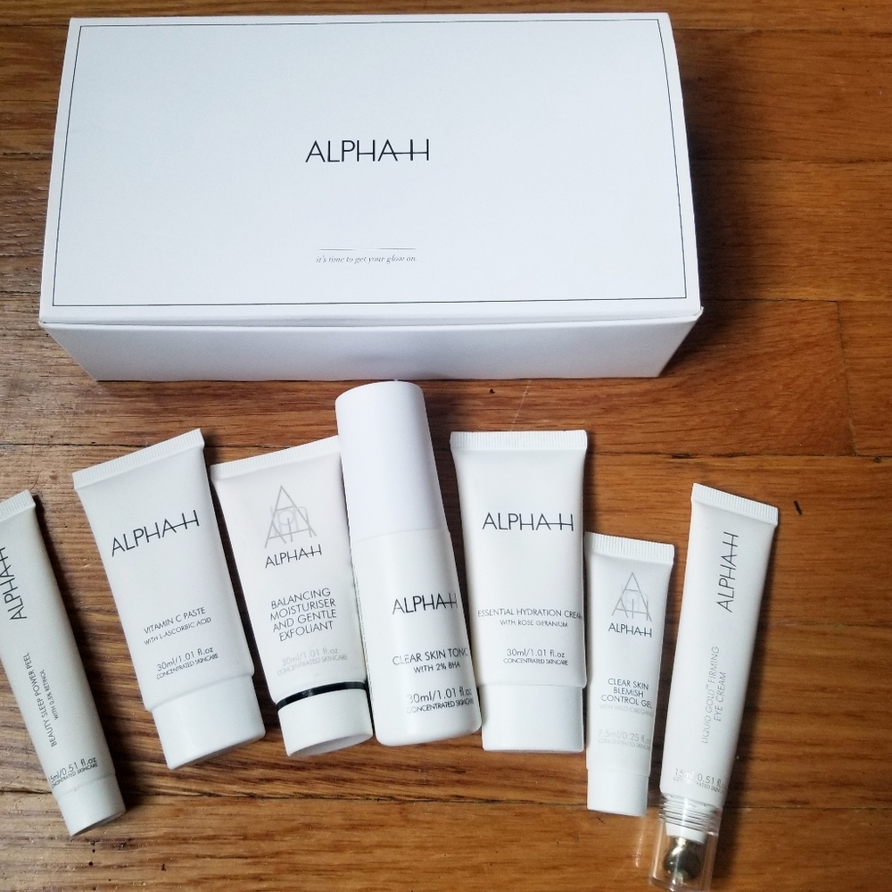 Various Brand New Alpha H skin care products
